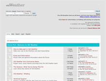 Tablet Screenshot of forum.oldweather.org